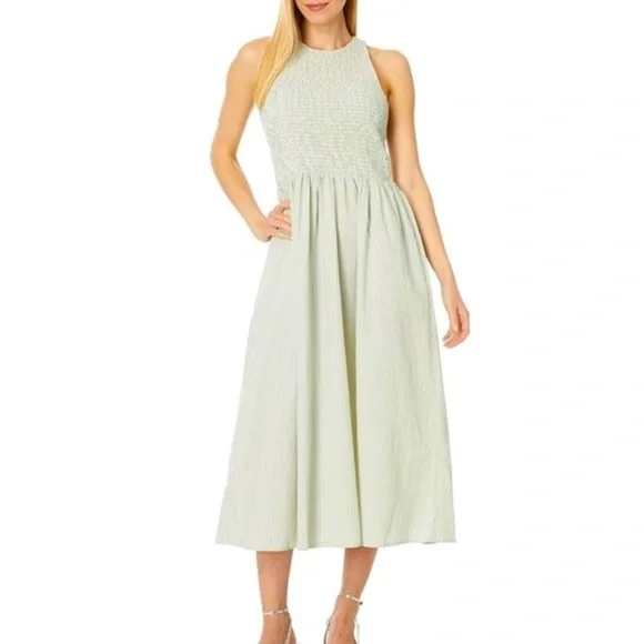 Madewell Green Midi Dress - Picture 8 of 8